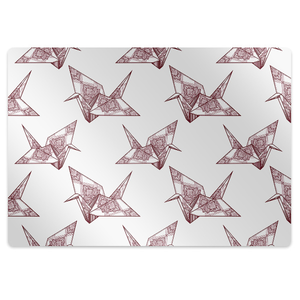 Protectie podea scaun birou Model origami