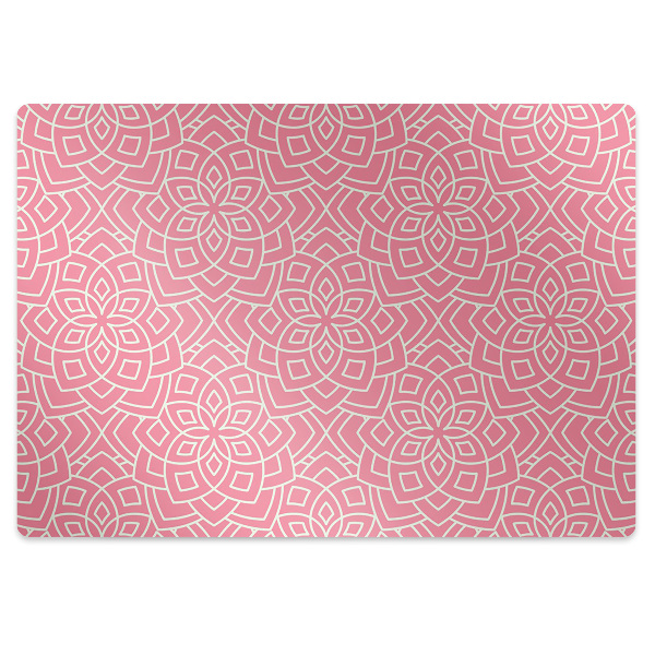 Protectie podea birou Motiv floral