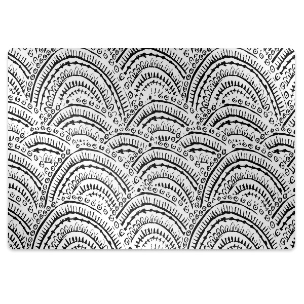 Protectie podea scaun birou Motiv abstract