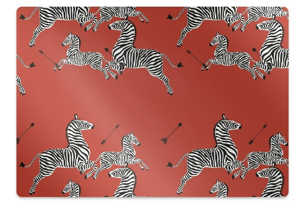 Covoras protectie pardoseala Turma de zebre