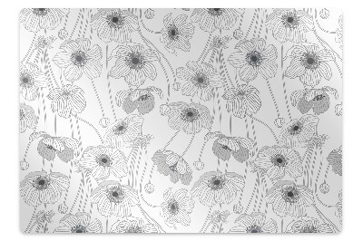 Protectie podea scaun Maci pe câmp