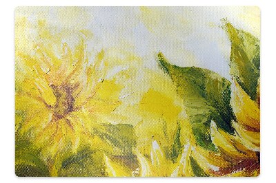 Covoras pentru protectie podea Floarea soarelui