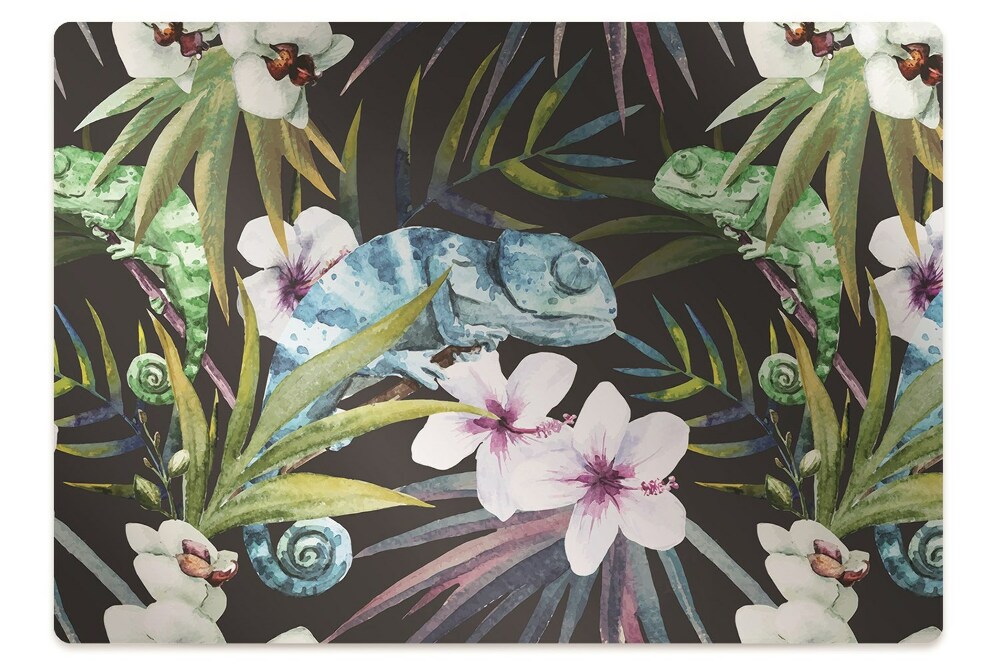 Covoras pentru protectie pardosea șopârlă albastră