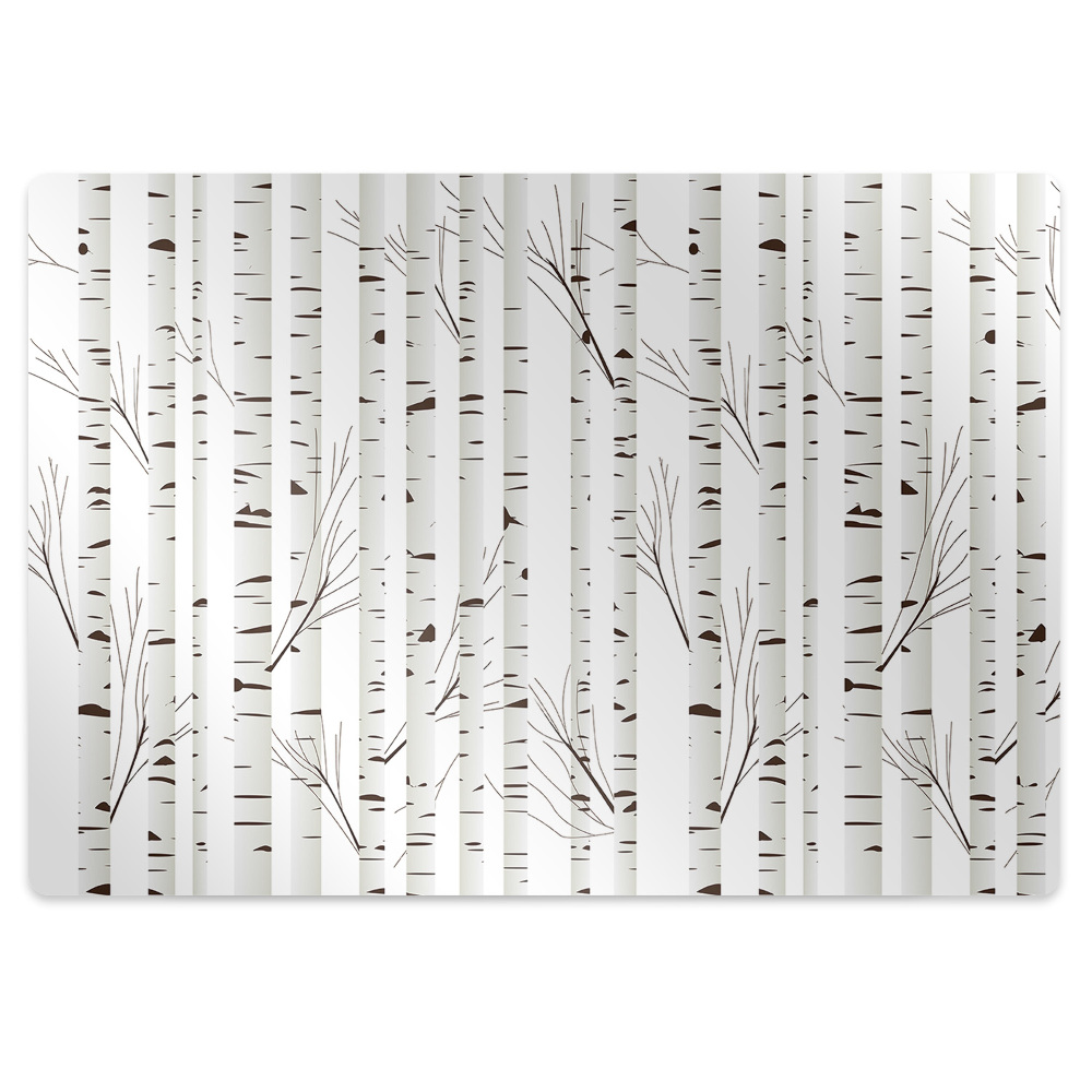 Covoras pentru protectie podea Pădurea de mesteacăn