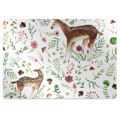 Protectie podea scaun birou Caprioara rosie