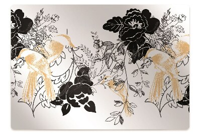 Covoras pentru protectie pardosea Păsări pline de farmec