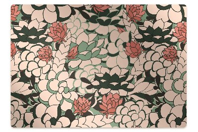 Covoras protectie pardoseala Flori în stil retro