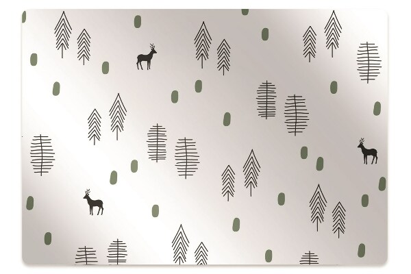 Protectie podea scaun pădure scandinavă