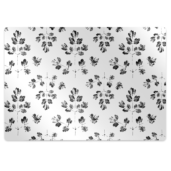 Protectie podea scaun Tema alb-negru
