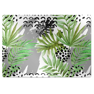 Covoras protectie pardoseala Frunze exotice