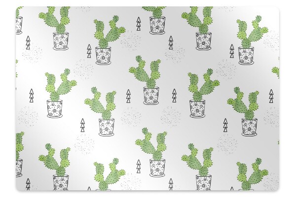 Protectie podea scaun birou Cactuși în ghivece