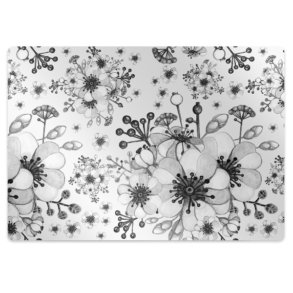 Protectie podea scaun Model monocrom