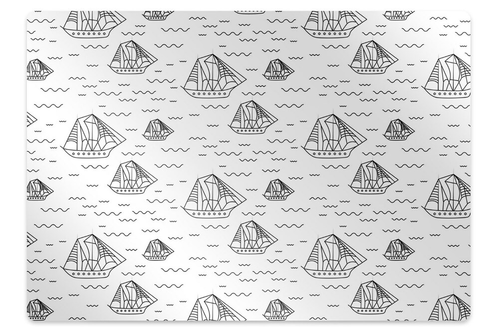 Covoras protectie pardoseala Nave cu pânze pe apă