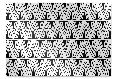 Protectie podea birou Model boho cu triunghiuri