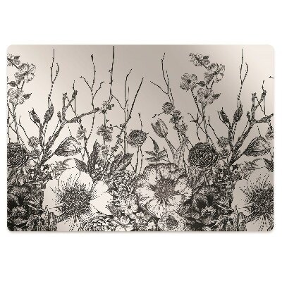 Protectie podea birou Câmp de flori