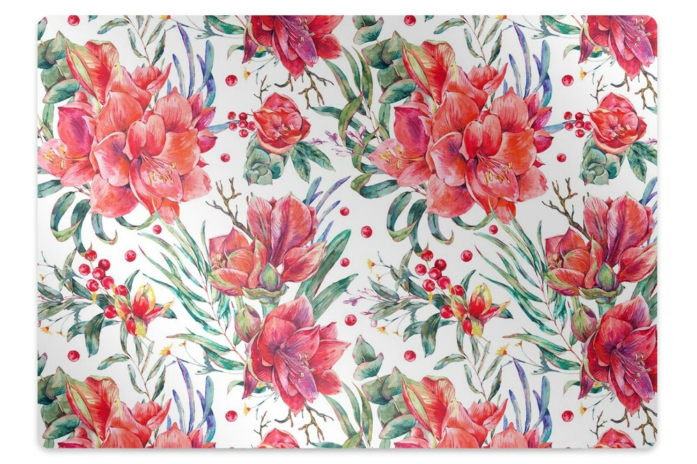 Covoras protectie pardoseala Flori strălucitoare