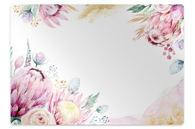 Covoras pentru protectie podea Motiv floral elegant