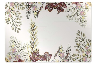 Protectie podea scaun birou Flori de câmp