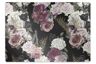 Protectie podea scaun Flori romantice