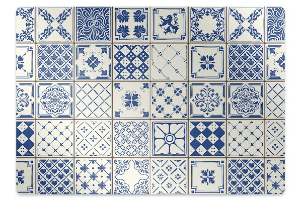 Covoras pentru protectie pardosea Placi Azulejo