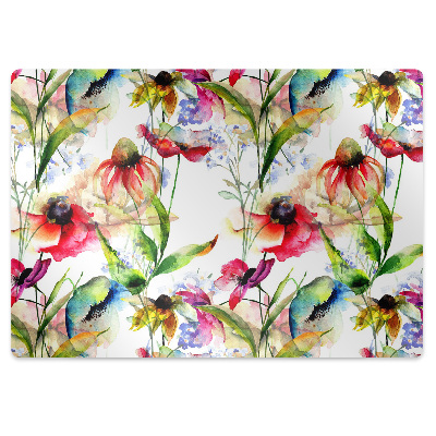 Covoras protectie pardoseala Flori colorate