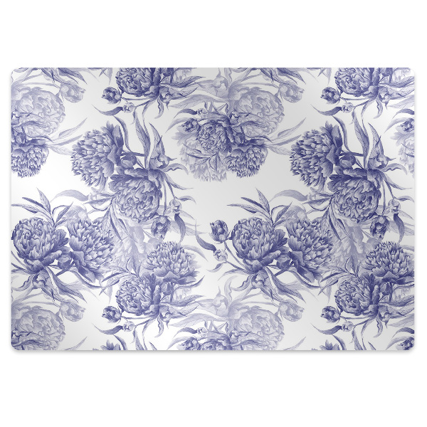 Protectie podea scaun Floră colorată violet