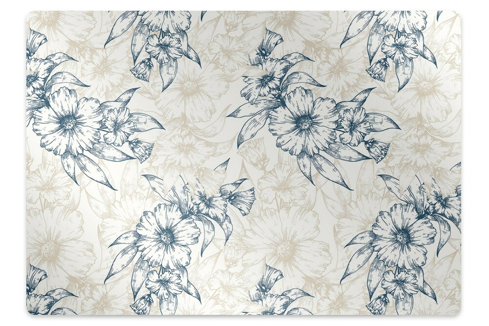 Protectie podea scaun birou Flora în artă