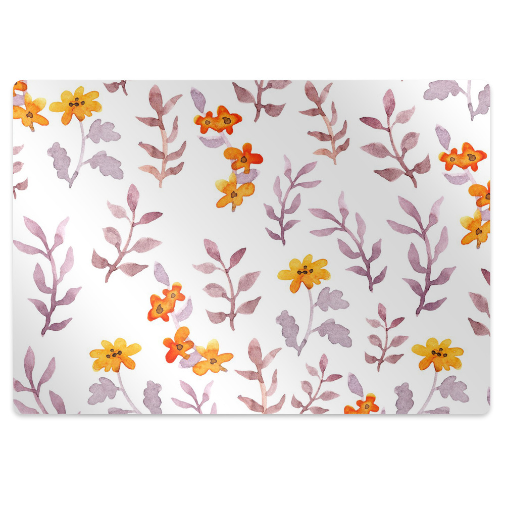 Protectie podea scaun Flori în tablou