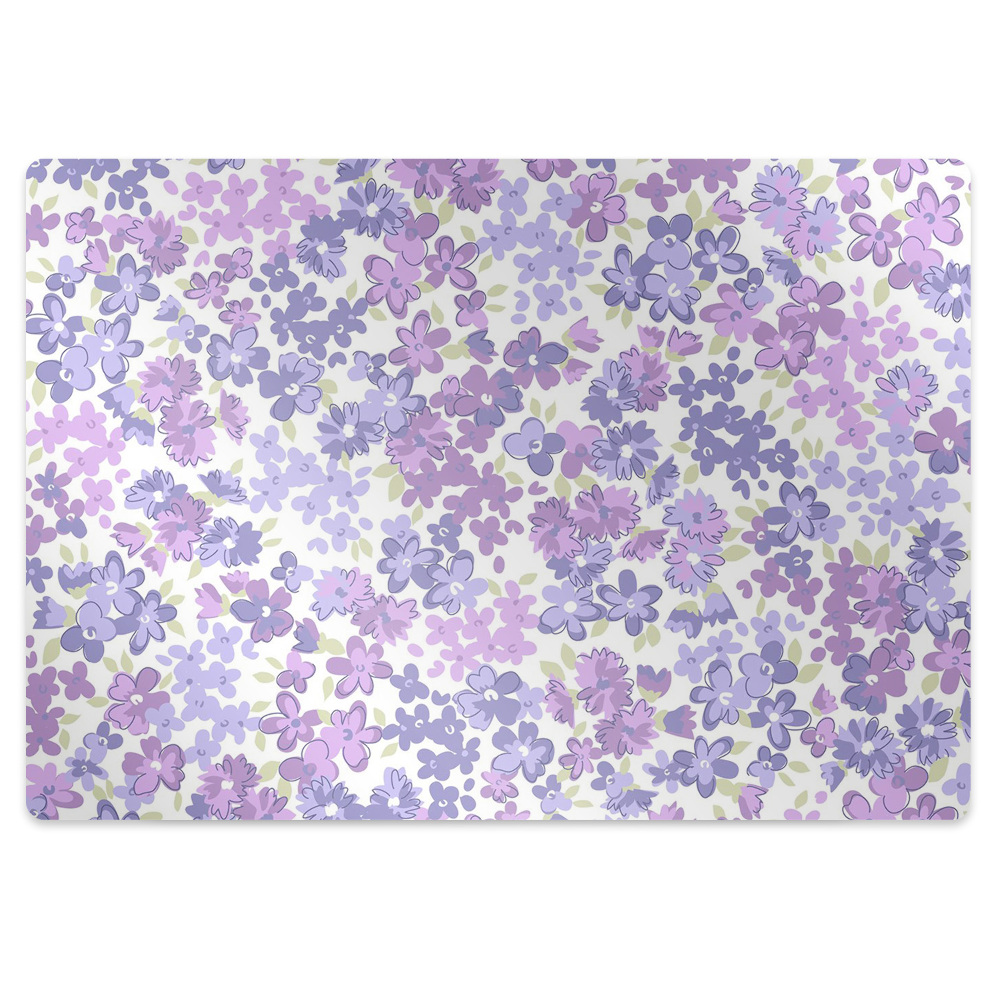 Protectie podea birou O pajiște plină de flori