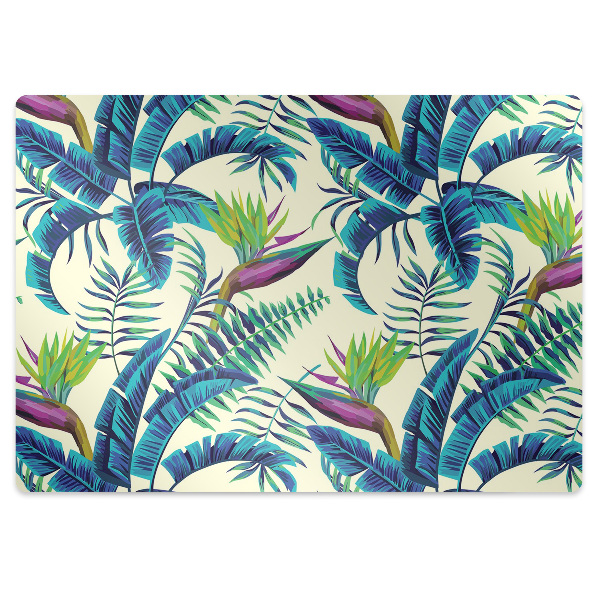 Covoras pentru protectie podea Imaginea tropicelor