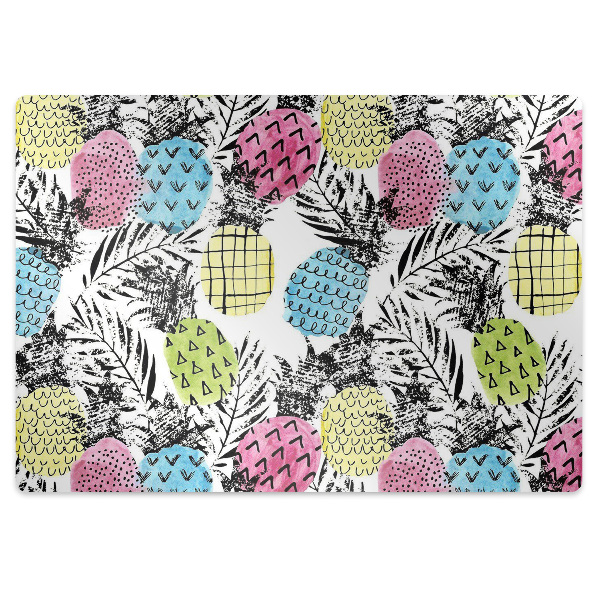 Covoras protectie pardoseala Ananas colorați