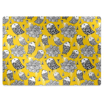 Covoras pentru protectie podea Motiv de doodle pentru copii