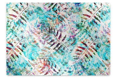 Covoras pentru protectie pardosea Ștampile cu frunze