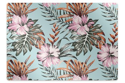 Covoras pentru protectie podea Flori unice