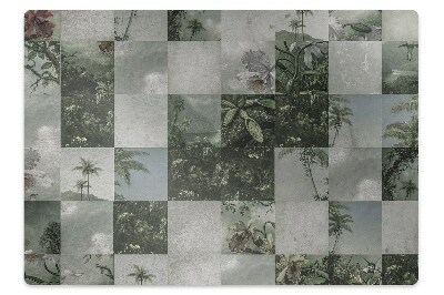 Covoras pentru protectie pardosea Mozaic frumos exotic