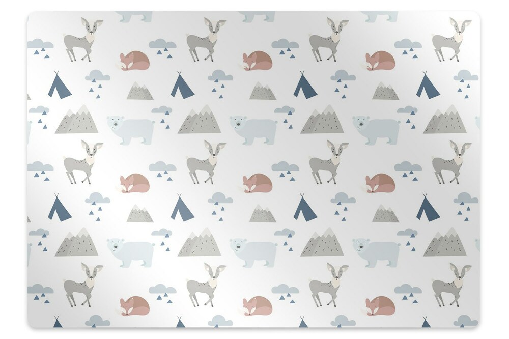 Covoras pentru protectie podea Creaturi din pădure