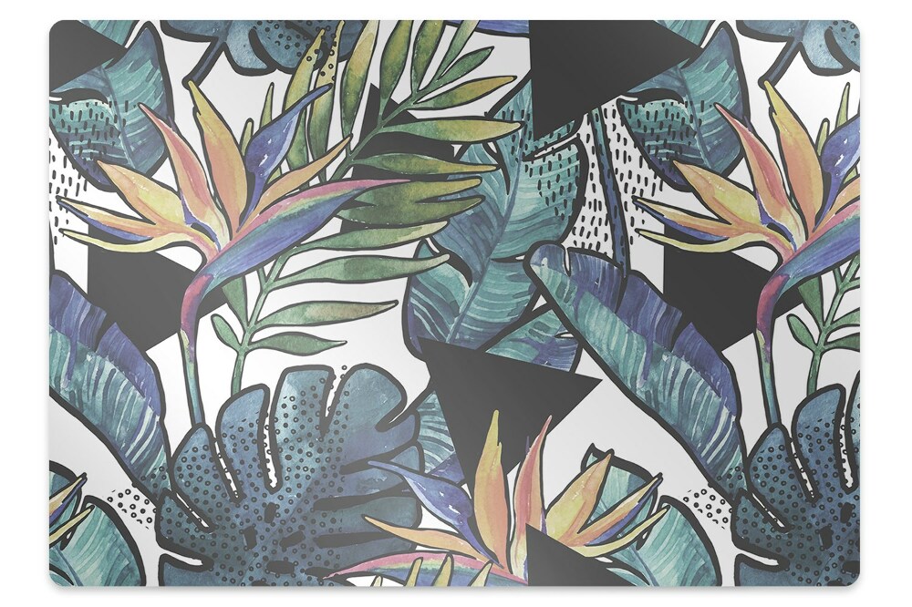 Protectie podea birou frunze de palmier