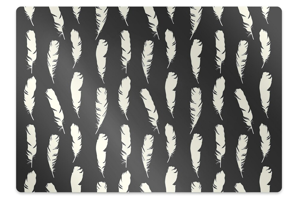 Protectie podea scaun Pene albe de pasăre