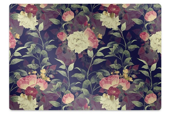 Protectie podea birou Flori stil vintage