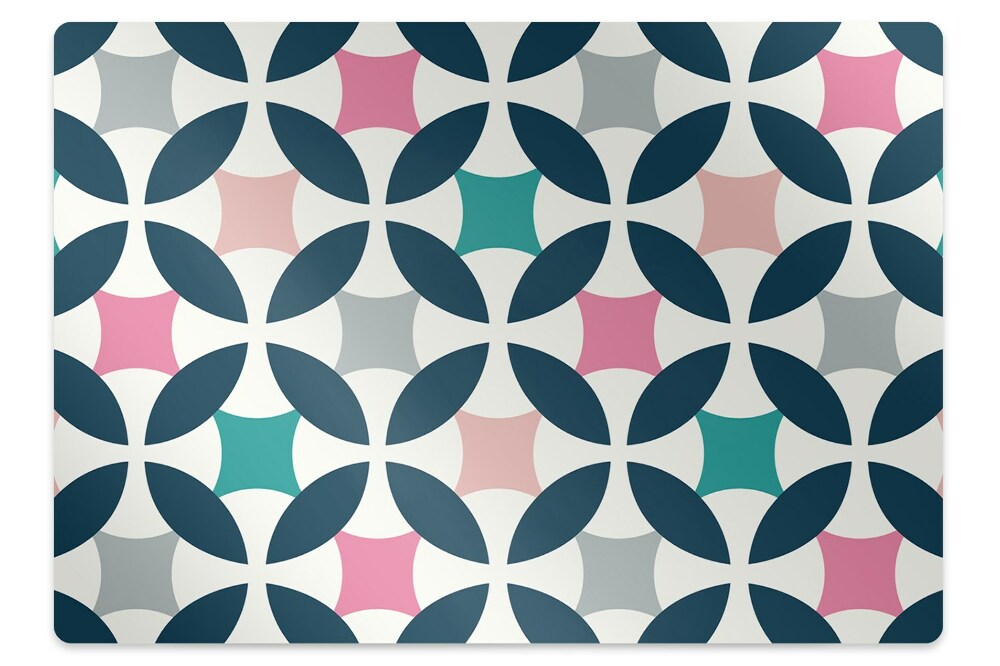 Protectie podea scaun Motiv retro pastel