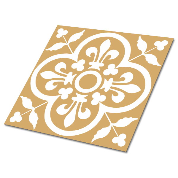 Panouri de vinil pvc Motiv artistic portocaliu