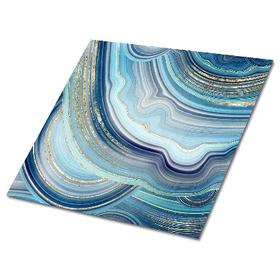 Plăci din pvc autoadezive Secțiune transversală a unei pietre albastre