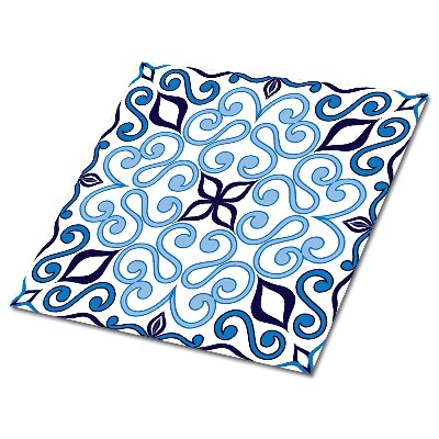 Plăci din vinil Model arab albastru