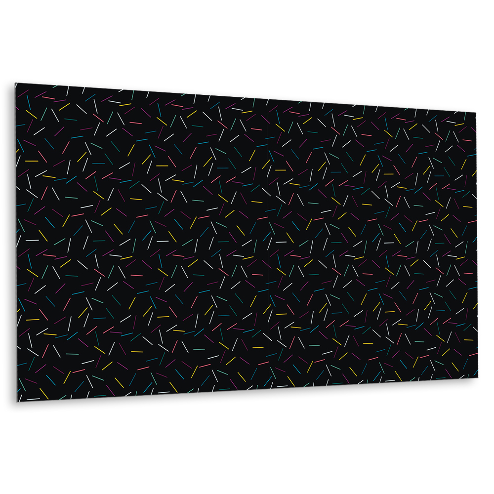 Panou decorativ perete Linii decorative colorate