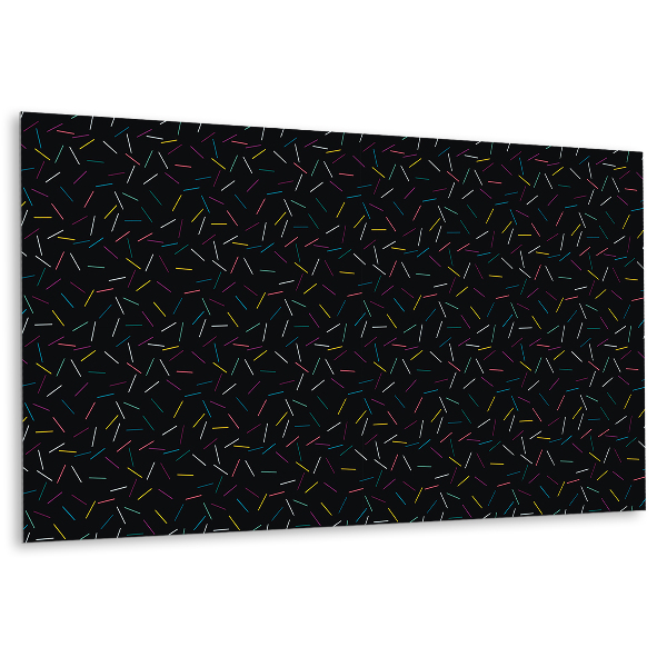 Panou decorativ perete Linii decorative colorate