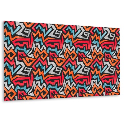 Panou de perete bucatarie cu arta graffiti