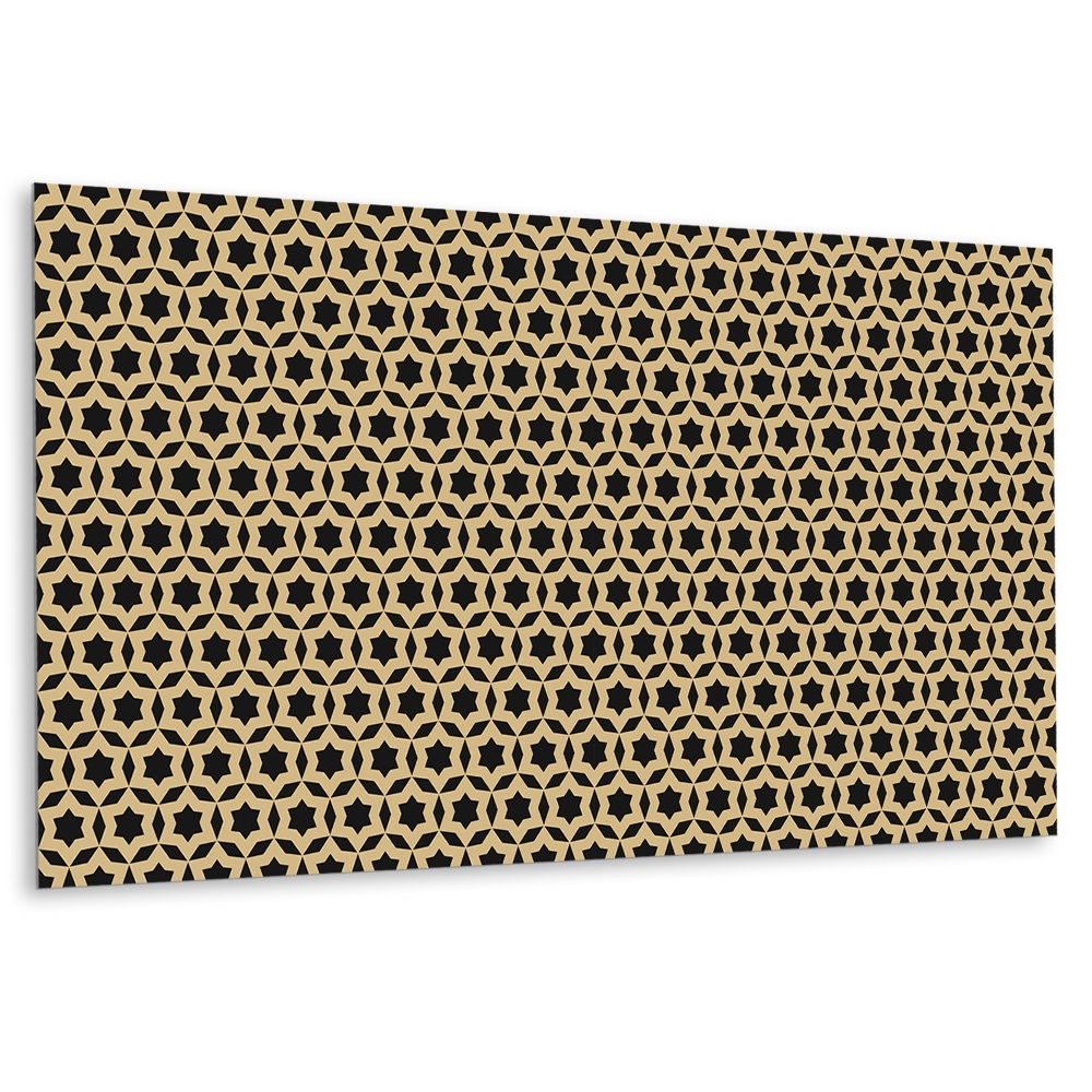 Panou decorativ perete și un motiv geometric cu stele