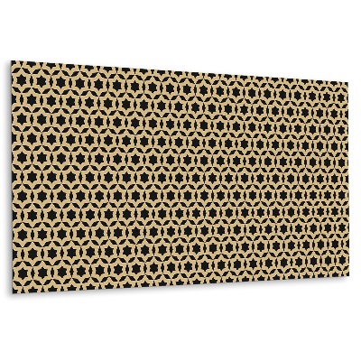 Panou decorativ perete și un motiv geometric cu stele