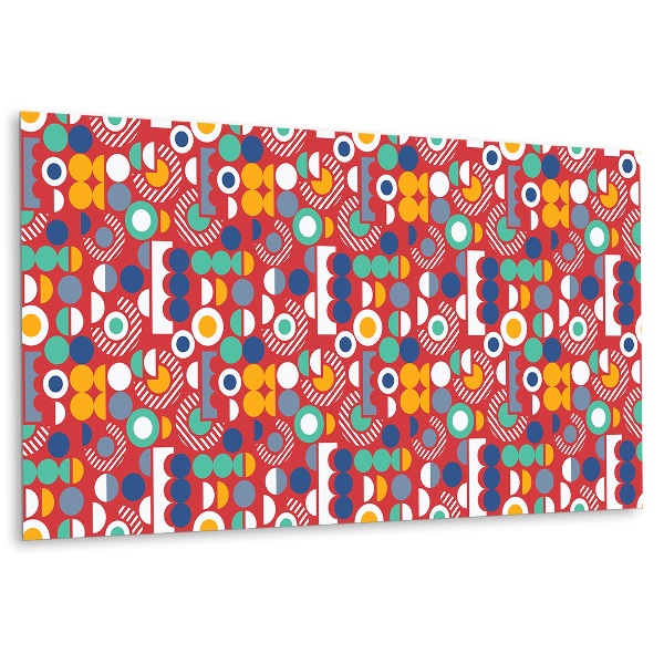 Panou perete Model retro geometric