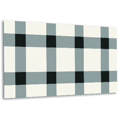 Panou decorativ bucatarie Tema cu pătrate și stele